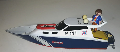 Bateau nimco avec playmobil - bateau, rc
